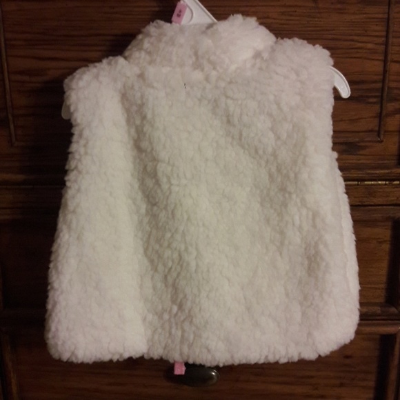 Baby girls Okie Dokie sherpa vest - Picture 4 of 6